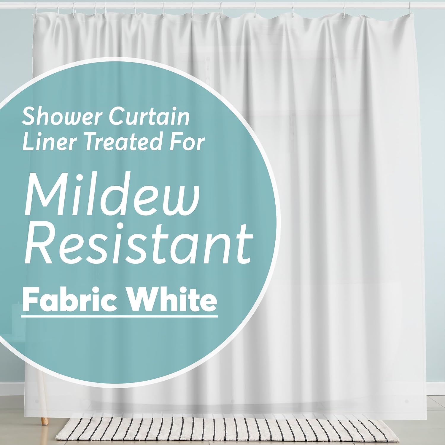 BigFoot Fabric shower curtain